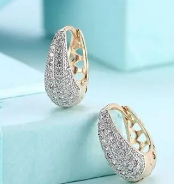 American Diamond Hoops