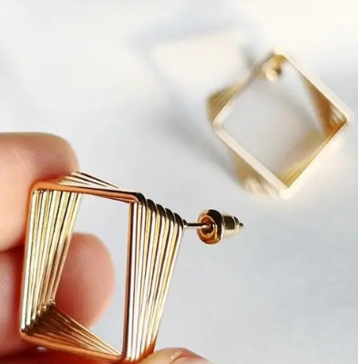 Square Hoop Earring